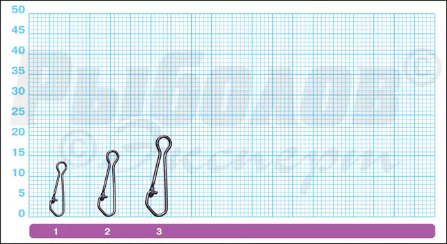 Размеры застежек Owner 52566 Hooked Snap