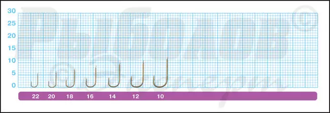 Размеры крючков Owner 56535 Match Tournament