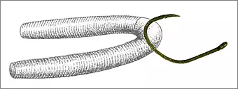 Вариант оснащения крючков для "вэки" Owner 5172P Wacky Hook