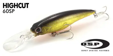 Воблер OSP HIGHCUT F, 60.0 мм, 5.1 гр.