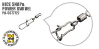 Вертлюг с застежкой Pontoon21 NiceSnap&Power Swivel PA-SS77727