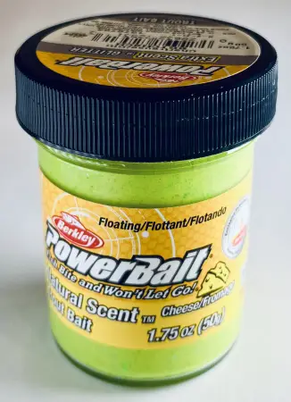 Паста форелевая Berkley PowerBait Natural Scent Glitter Trout Bait 50гр.