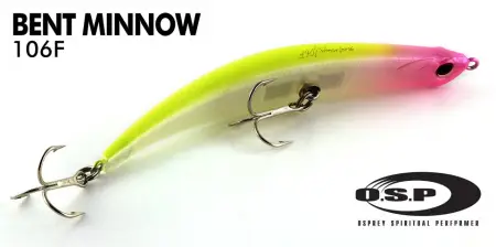 Воблер OSP BENT MINNOW, 86.0 мм, 5.9 гр.