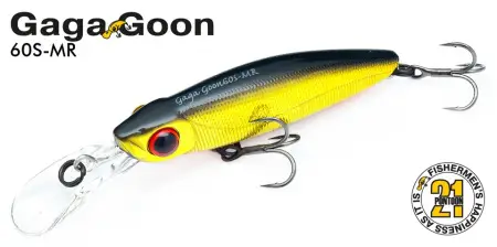 Воблер PONTOON 21, GagaGoon 60S-MR, 60мм, 7.9 гр., 1.5-1.8 м.