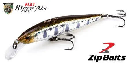 Воблер ZIPBAITS Rigge Flat S-Line ZB-RF-50S Воблер ZIPBAITS Rigge Flat S-Line ZB-RF-50S