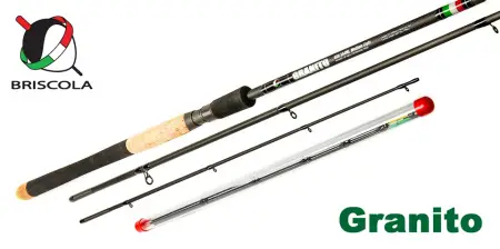 Фидер BRISCOLA GRANITO, Medium, 427см., 4 ч., Tip: 28гр., 56гр., 84гр. Фидер BRISCOLA GRANITO, Medium, 427см., 4 ч., Tip: 28гр., 56гр., 84гр.