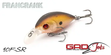 Воблер  GAD FRANCRANK 35F-SR,  35 мм, 3.9.гр, 0.6-0.8