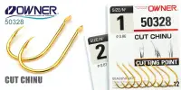 Одинарный крючок OWNER, 50328, лопатка, золото