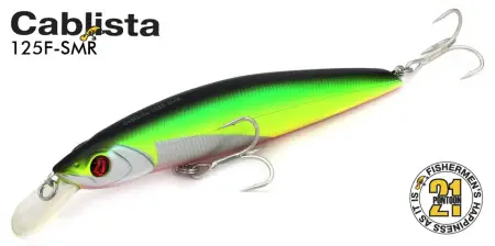 Воблер PONTOON21, Cablista 125F-SMR, 125мм, 18.4 гр., 1.5-1.8 м.