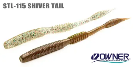 Силиконовый червь Shiver Tail STL-115, размер 4'5 Силиконовый червь Shiver Tail STL-115, размер 4'5