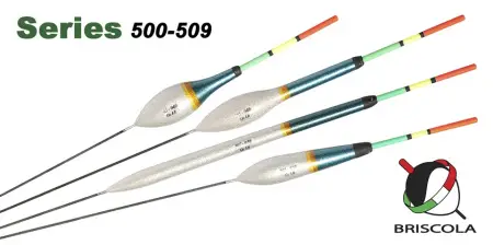 Поплавок Briscola 505, бальсовый, фиберглассовый киль, многоцв. антенна