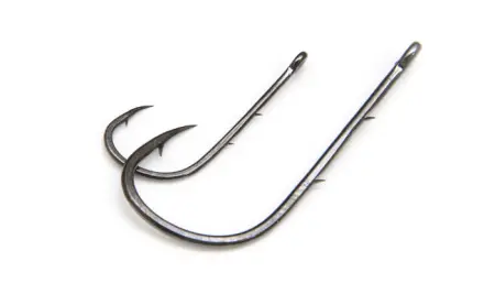 Одинарный крючок OWNER, 5123, колечко, черный BC