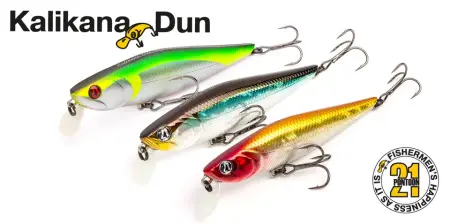 Воблер PONTOON21, Kalikana Dun 105F-SR, 105мм, 17.6.0 гр., 0.2-0.4 м.