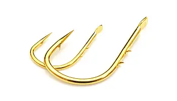 Одинарный крючок OWNER, 50225, лопатка, золотой