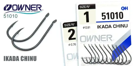 Одинарный крючок OWNER, 51010, лопатка, черный Одинарный крючок OWNER, 51010, лопатка, черный