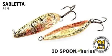 Блесна колебл. Pontoon21 SABLETTA, 62мм, 14.0 гр.