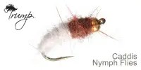Мухи TRUMP, NYMPH FLIES, Caddis Emerger - Olive