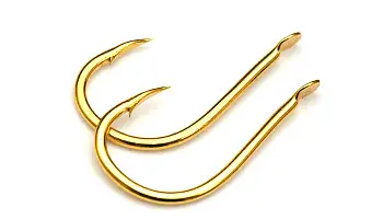 Одинарный крючок OWNER, 50330, лопатка, золото