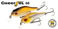 Воблер PONTOON 21, Cheerful 60SP-SR, 60мм., 7.2гр., погруж.0.4-0.6 м.