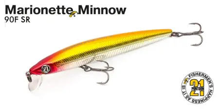 Воблер PONTOON 21, Marionette Minnow 108F-SR, 108мм, 12.5гр., 0.3-0.5 м.