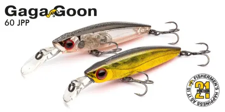Воблер PONTOON 21, GagaGoon 60S-MR, 60мм, 7.9 гр., 1.5-1.8 м.