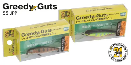 Воблер PONTOON 21, JPP, Greedy-Guts 55F-MDR, 55, од.кр., 4,1гр, 1.2-1.5м.