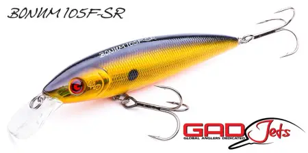Воблер  GAD BONUM 105F-SR, 105 мм, 18.1 гр, 0.8-1.2