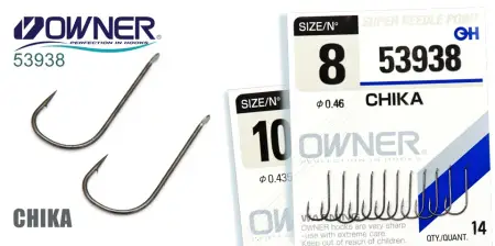 Одинарный крючок OWNER, 53938, лопатка, черный BC Одинарный крючок OWNER, 53938, лопатка, черный BC