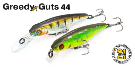 Воблер PONTOON 21, Greedy-Guts 44SP-MDR, 44мм, 2.35 гр., 0.8-1.0 м.