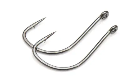 Одинарный крючок OWNER, 50922, колечко, черный BC