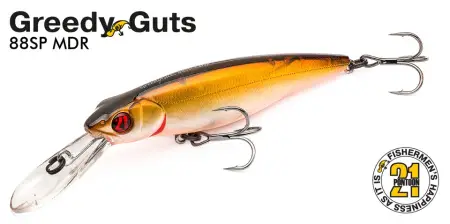 Воблер PONTOON 21, Greedy-Guts 88F-MDR, 88мм, 12.4 гр., 1.5-2.0 м.