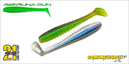 Виброхвост Pontoon21 Homunculures Awaruna Dun, 3.5''