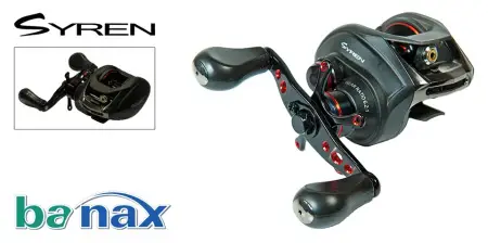 Мультипликаторная катушка BANAX Syren цвет: черный Мультипликаторная катушка BANAX Syren цвет: черный