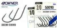 Одинарный крючок OWNER, 50010, лопатка,черный, кован., засечки на цевье