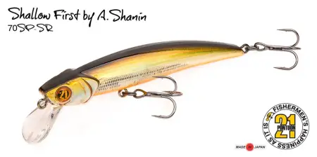 Воблер Pontoon21 Shallow First 100F-SR, 100мм., 9.9 гр., 0.5-1.0 м. Воблер Pontoon21 Shallow First 100F-SR, 100мм., 9.9 гр., 0.5-1.0 м.