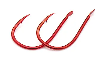 Одинарный крючок OWNER, 50342, лопатка, красный