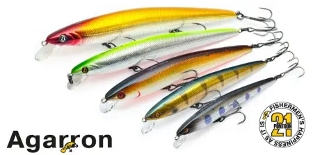 Воблер PONTOON21, Agarron 140F-SR, 140мм, 22.0 гр., 0.6-0.8 м.