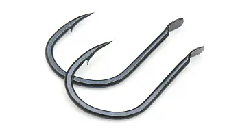 Одинарный крючок OWNER, 50057, лопатка, черный, кован.