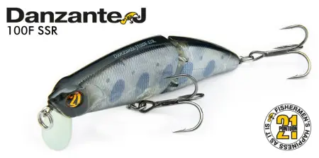 Воблер PONTOON 21, Danzante J 100F-SSR, 100мм, 17.1 гр., 0.3-0.5 м.