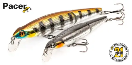 Воблер Pontoon21 Pacer, 2-x частн., плавающий, 90мм., 10.5 гр., 0.6-1.2 м.