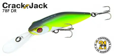 Воблер PONTOON 21, Crackjack 78F-MR, 78мм., 9.8гр., погруж.1.3-1.7 м