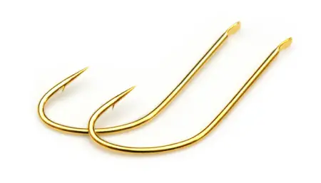 Одинарный крючок OWNER, 50256, лопатка, золотой