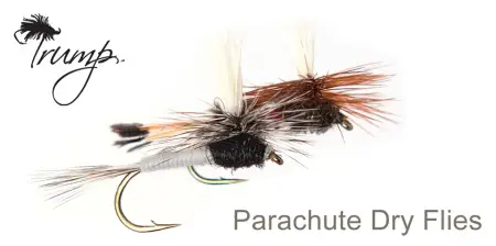 Мухи TRUMP, DRY FLY, Parachute Adams