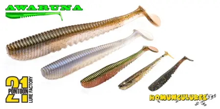 Виброхвост Pontoon21 Homunculures Awaruna, 1.5''