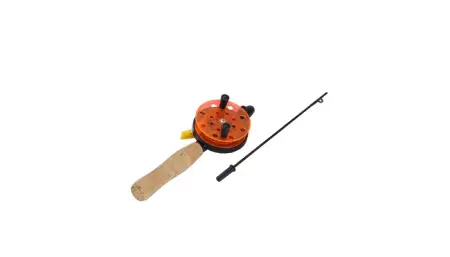 Удильник универсальный с катушкой D=75мм с длинной пробковой рукояткой