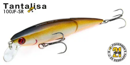 Воблер Pontoon21 Tantalisa, 2-x частн.,плавающ., 100мм.,14.0 гр.,0.5-1.0 м.
