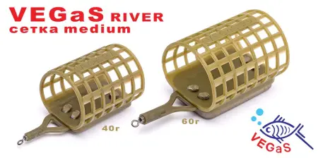 Фидерная кормушка VEGaS river "cетка" large, 100 гр.   (10)  № 29