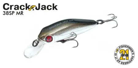 Воблер PONTOON 21, Crackjack 38SP-SR, 38мм., 2.4гр., погруж.0.5-0.8 м.