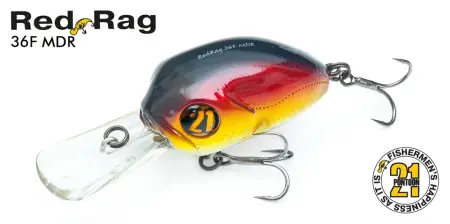 Воблер PONTOON21, Red Rag 36F-MDR, 36мм, 6,1 гр., 1.0-1.2 м.