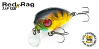 Воблер PONTOON21, Red Rag 36F-SR, 36мм, 5,7 гр., 0.4-0.6 м.
